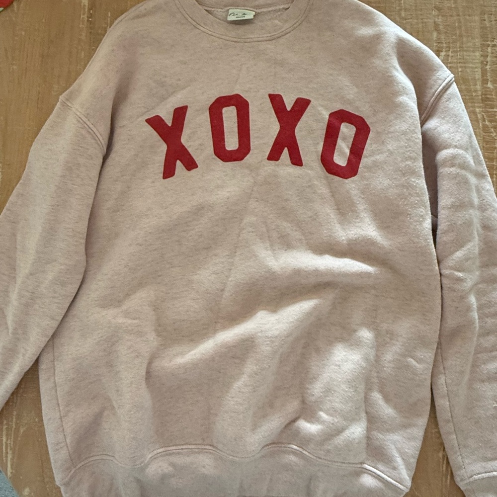 Oat Collective XOXO Long Sleeve Sweatshirt